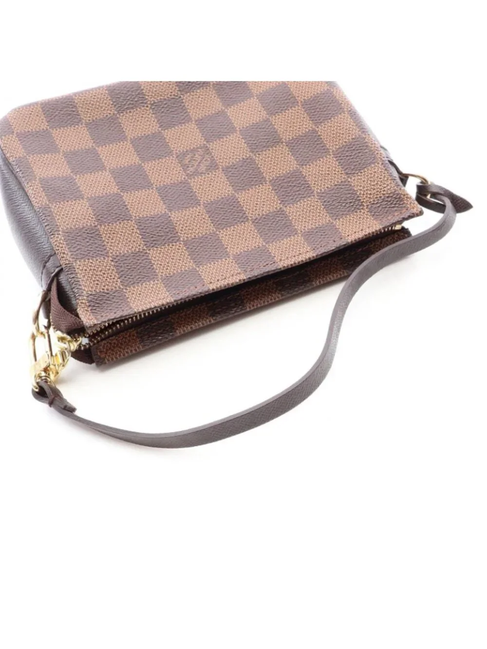 Louis Vuitton Trousse Makeup Canvas Leather Handbag